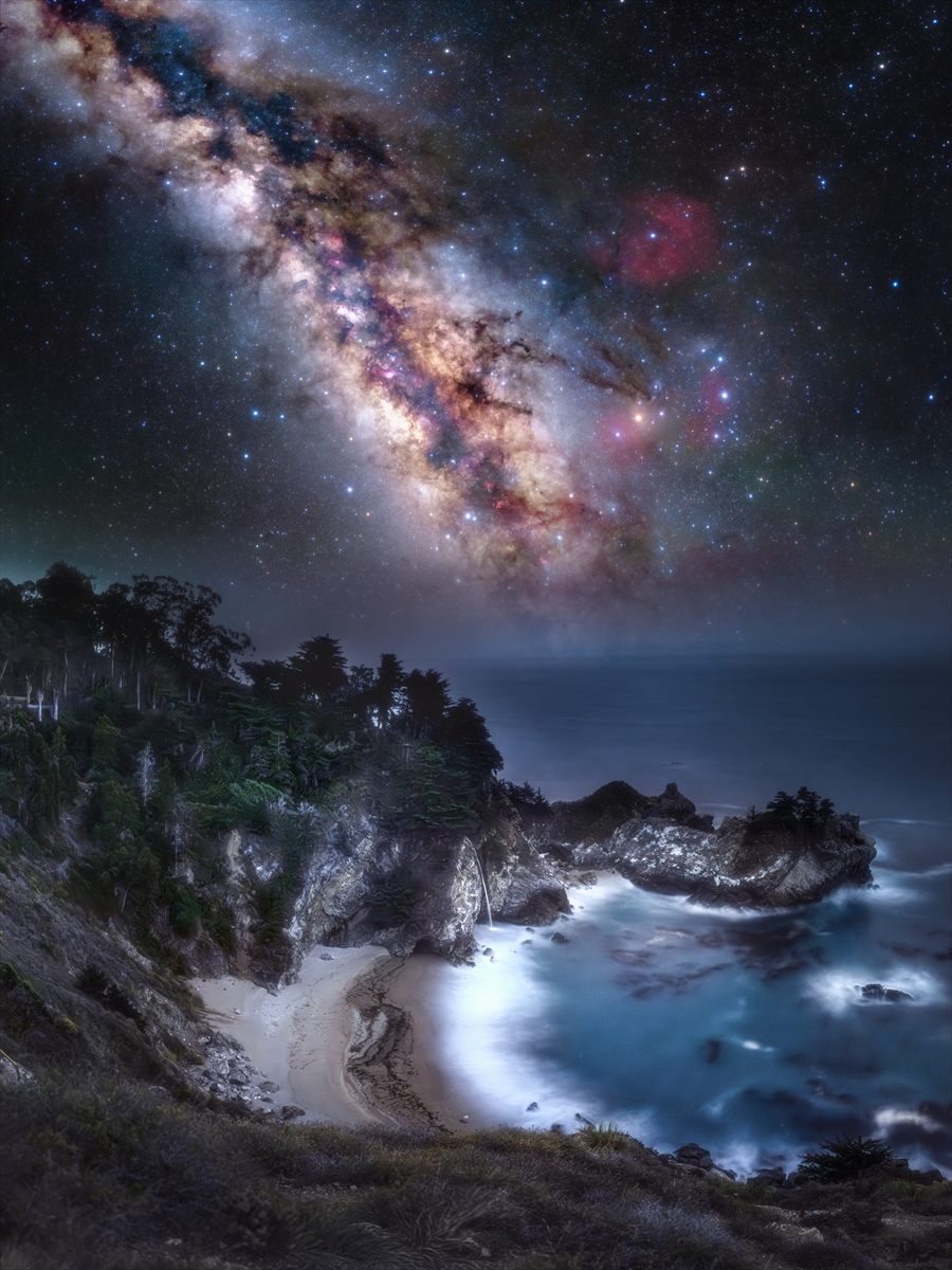 Milky Way Over McWay Falls